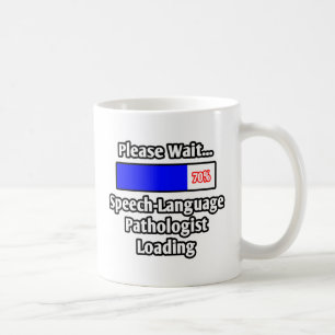 Caneca De Café Por Favor, Espere... Falar-Idioma Patologista Carr