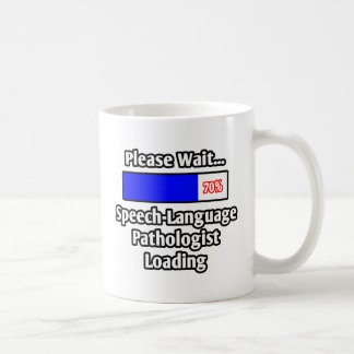 Caneca De Café Por Favor, Espere... Falar-Idioma Patologista Carr