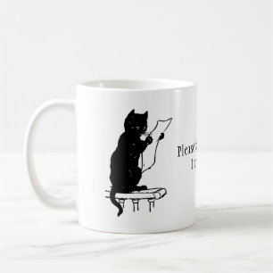 Caneca De Café Por favor não perturbe, mim estão lendo!