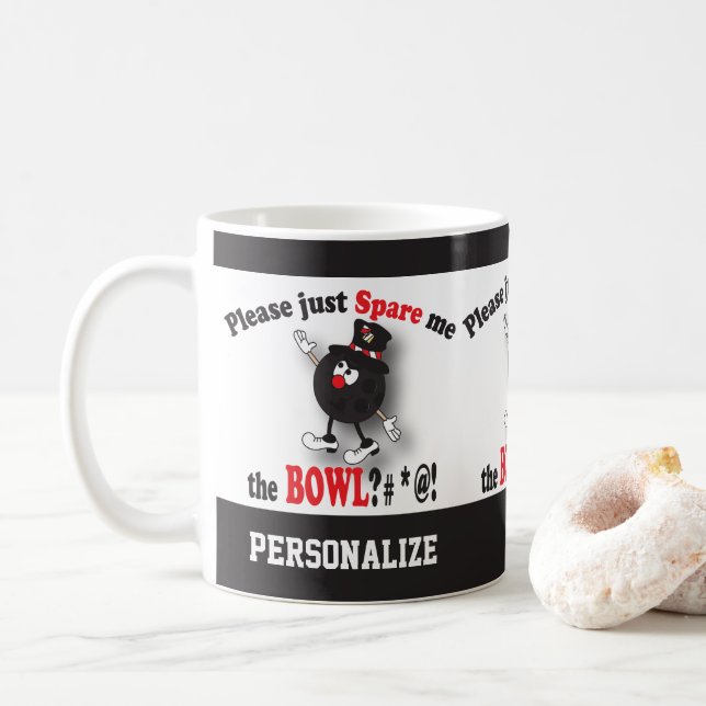 Caneca De Café Por favor, poupe-me da tigela - Humor (Com Donut)