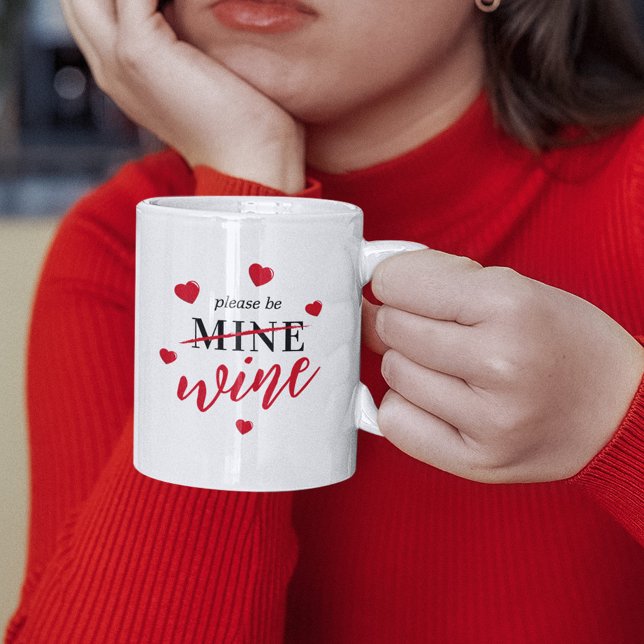 Caneca De Café Por Favor Seja Vinho (Criador carregado)