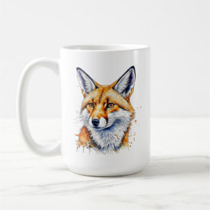 Caneca De Café Por Fox Sake! Cota de Fox Engrenada