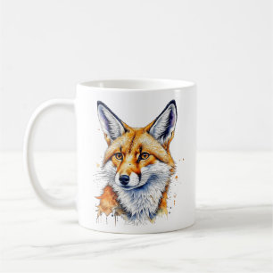 Caneca De Café Por Fox Sake! Cota de Fox Engrenada