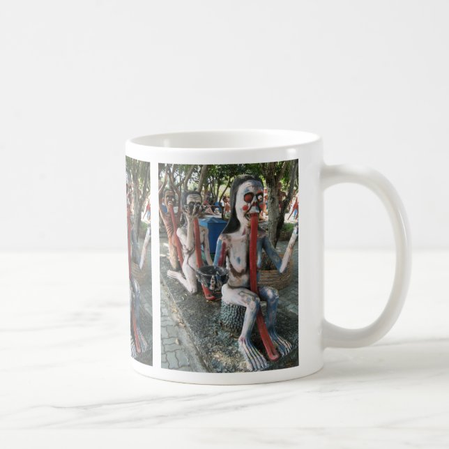 Caneca De Café Por que a língua longa? ... 3 Arrepiantes Fantasma (Direita)