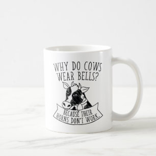 Caneca De Café Por que as vacas Vestem sinos