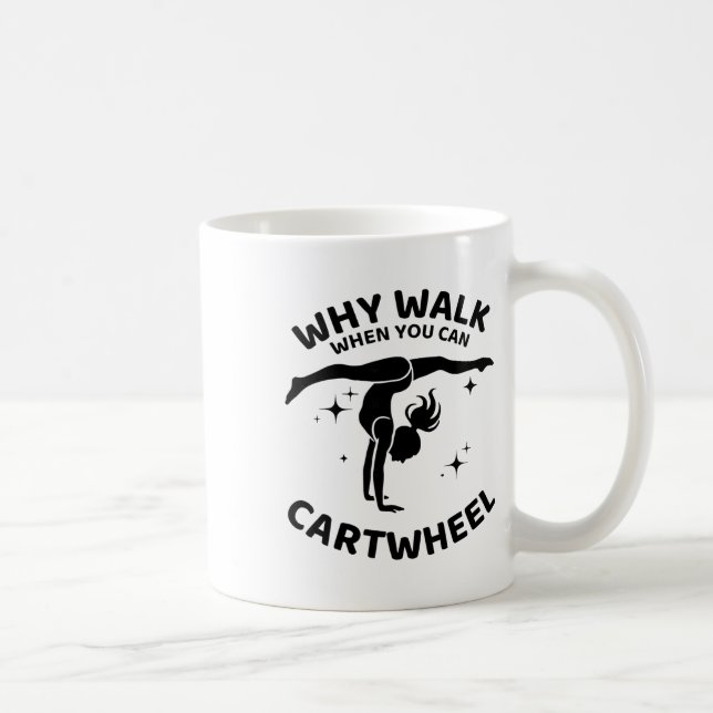 Caneca De Café Por Que Caminhar Quando Você Pode Dar Voltas De Ca (Direita)