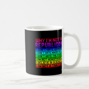 Caneca De Café Por que não sou republicano - Razões Anti-Repúblic