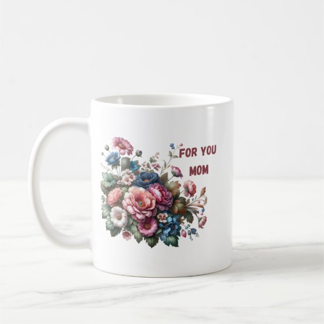 Caneca De Café Por Você Mãe (Esquerda)