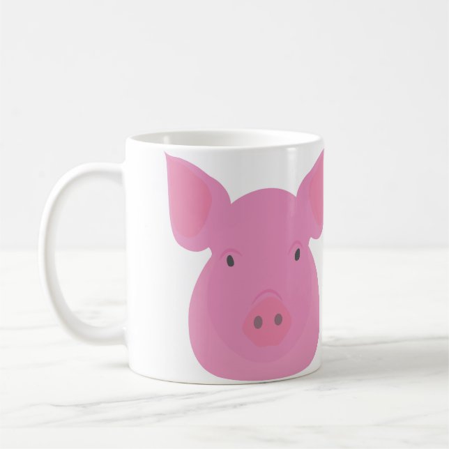 Caneca De Café Porco (Esquerda)