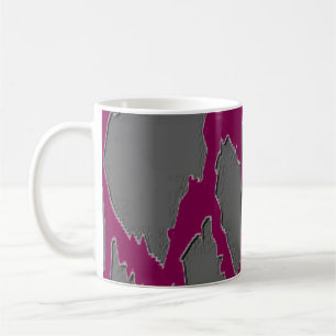 Caneca De Café Porco de café Zebra Estripada com Impressão Animal