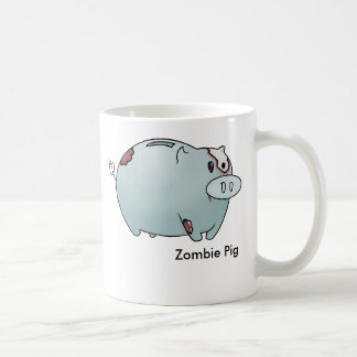 Caneca De Café Porco do zombi