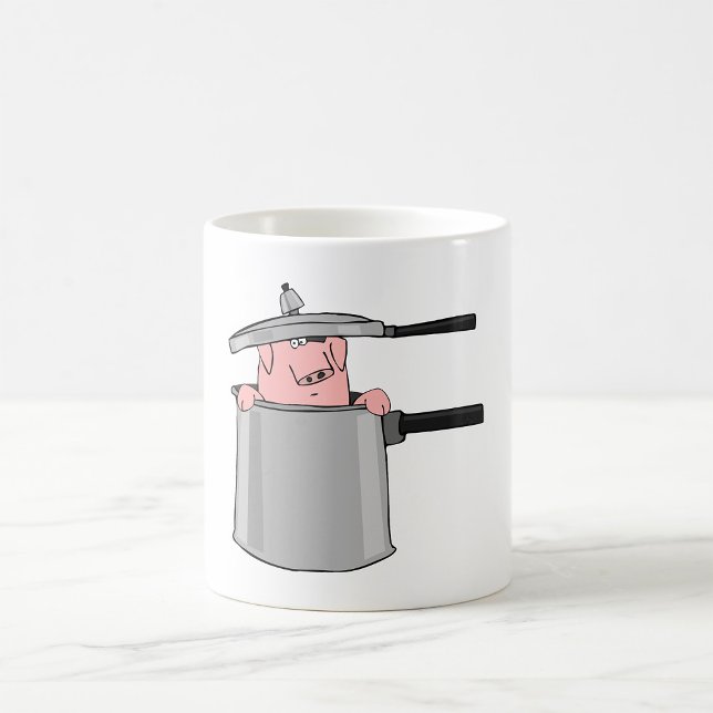 Caneca De Café Porco Em Uma Panela (Criador carregado)