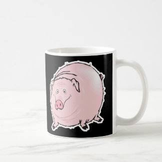 Caneca De Café porco gordo bobo