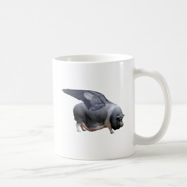 Caneca De Café porco voador (Direita)
