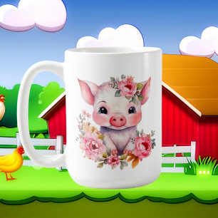 Caneca De Café Porcos cúbicos adicionam monograma