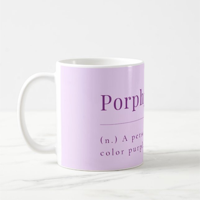 Caneca De Café Porfirófilo: Lavanda para entusiastas roxos (Esquerda)