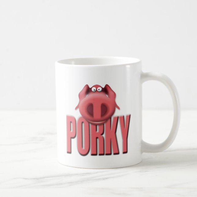 Caneca De Café porky (Direita)