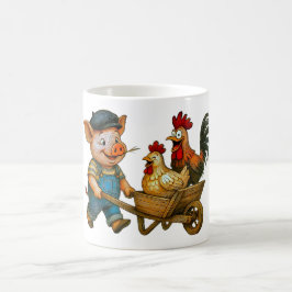 Caneca De Café Porky Chauffeur do Bando das Bicadas