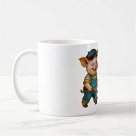 Caneca De Café Porky Chauffeur do Bando das Bicadas