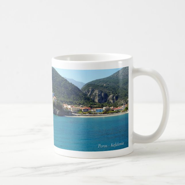 Caneca De Café Poros - Kefalonia (Direita)