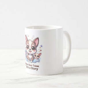 Caneca De Café Porque cada Taleus diz uma citação de Pet de Histó
