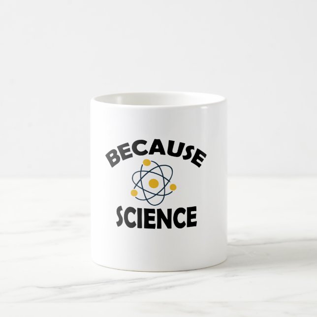Caneca De Café Porque ciência (Centro)