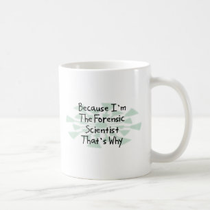 Caneca De Café Porque eu sou o cientista judicial