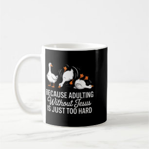 Caneca De Café Porque Ing Sem Jesus É Muito Difícil Cristão