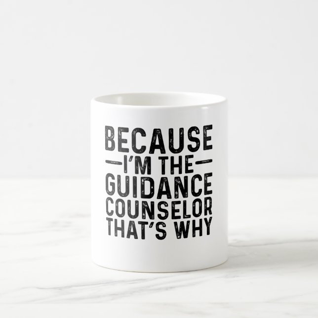 Caneca De Café Porque sou o Conselheiro de Orientação. (Centro)