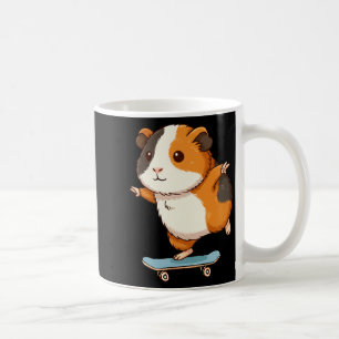 Caneca De Café Porquinho da Índia engraçado Skater Skateboard Bai