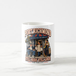 Caneca De Café Port Richmond Staten Island Nova York