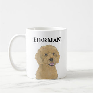 Caneca De Café Porta Apricot Personalizada do Ouro Vermelho