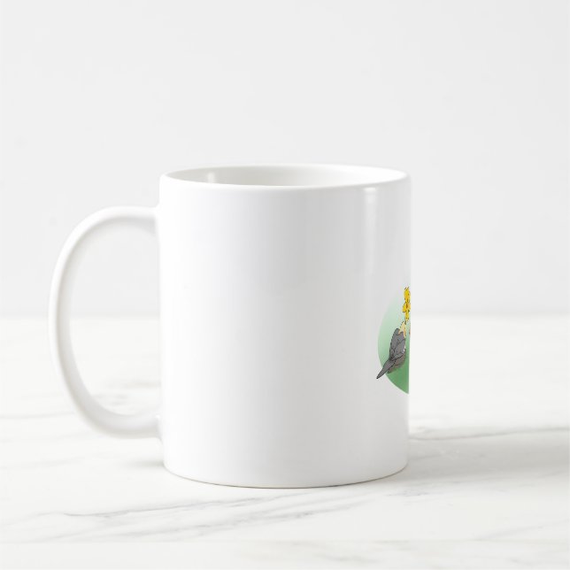 Caneca De Café Porta Birb Personalizada (Esquerda)