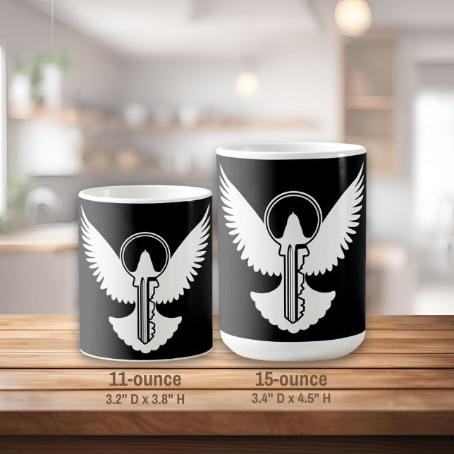 Caneca De Café Porta com Chave (Criador carregado)