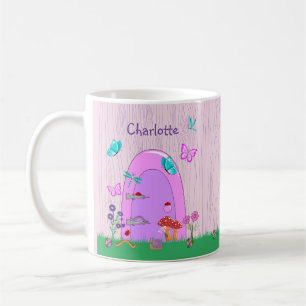 Caneca De Café Porta de Fada Fácil Personalizada