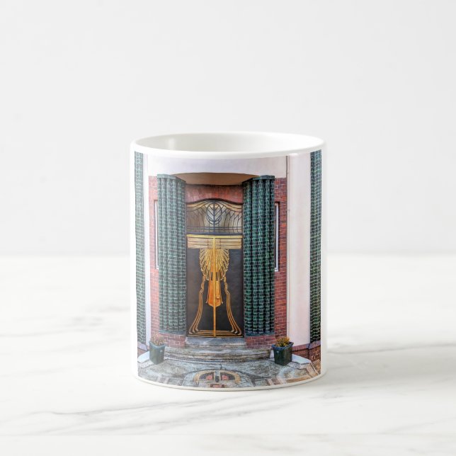 Caneca De Café Porta Jugenstil (Centro)