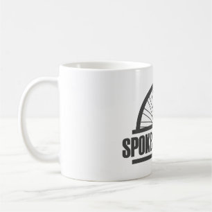Caneca De Café Porta-voz ciclando e furando raios de pneu