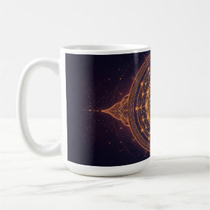 Caneca De Café Portal da Luz Infinita – Uma Mandala Sagrada