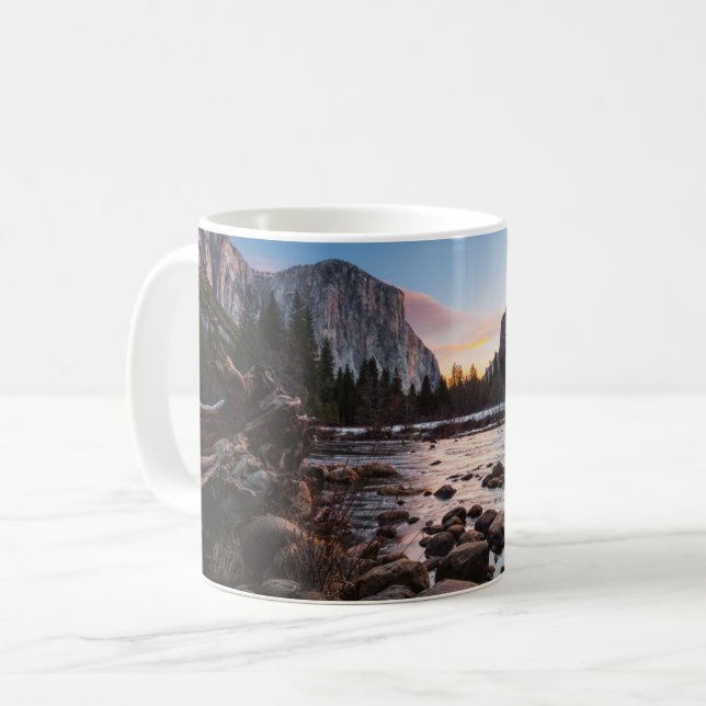 Caneca De Café Portas do Vale de Yosemite (Frente Esquerda)