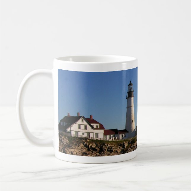 Caneca De Café Portland Head Light (Esquerda)