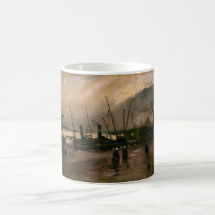 Caneca De Café Porto de Pescadores de Amsterdã Tempestade de Vinc