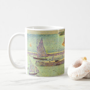 Caneca De Café Porto de Port-en-Bessin, Maré Alta de Georges Seur