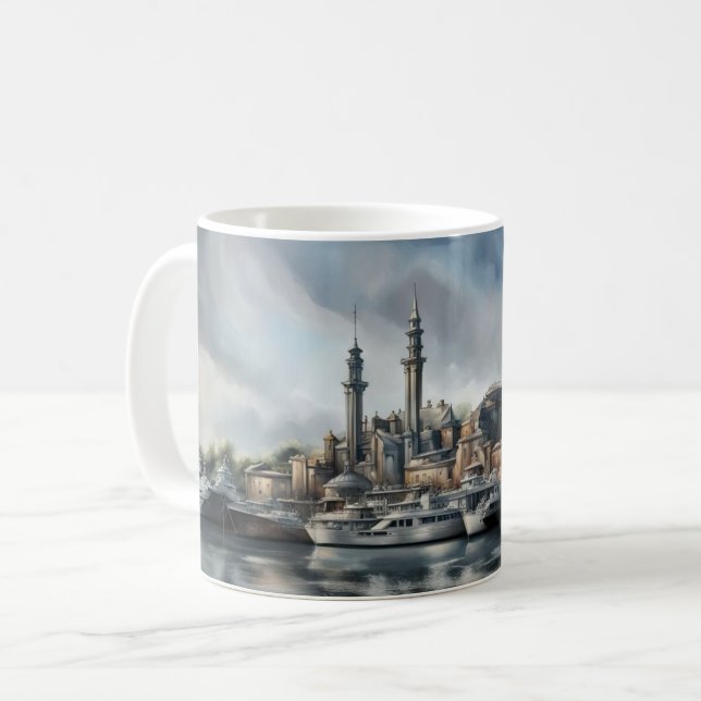 Caneca De Café Porto Futuro (Frente Esquerda)