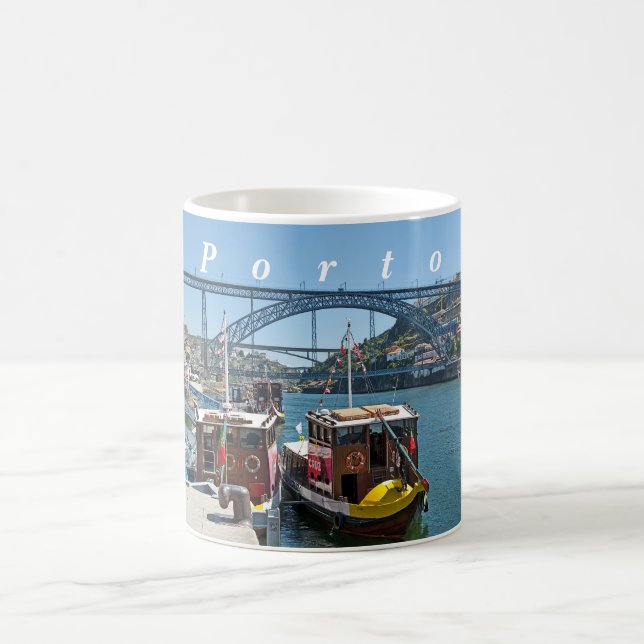 Caneca De Café  Porto. Ponte Douro e Dom Luis I. (Centro)