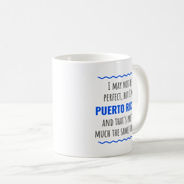 Caneca De Café Porto Rico Gift Mug (Frente Esquerda)