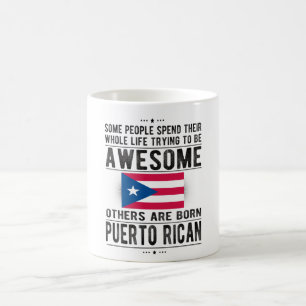 Caneca De Café Porto Rico Porto Rico Roots Porto Rico Bandeira