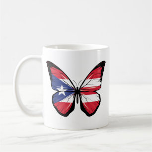 Caneca De Café Porto Rico rasgou bandeira
