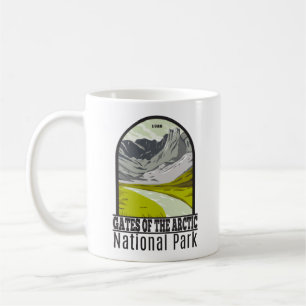 Caneca De Café Portos do Parque Nacional Ártico do Alasca Vintag