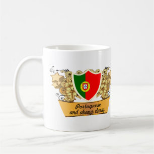 Caneca De Café Português elegante