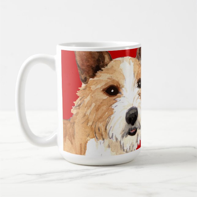 Caneca De Café Português Podengo Pequeno (Esquerda)